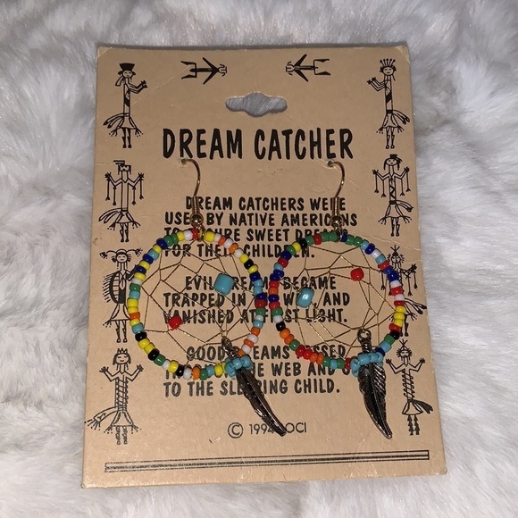 Dream Catcher Earrings, © 1994 Boci - Picture 5 of 6